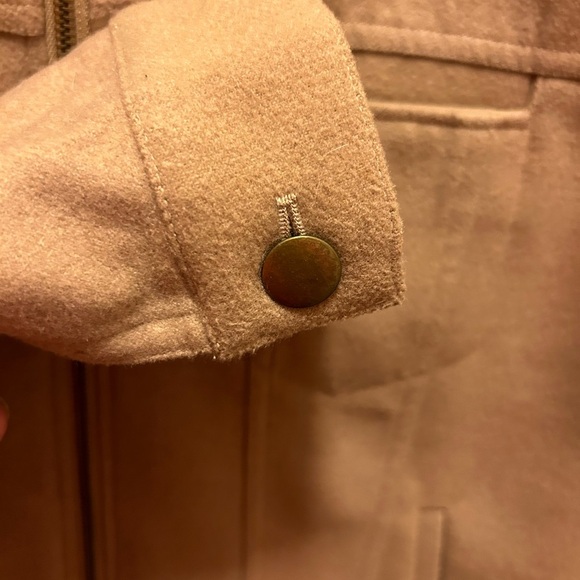 Shades of Grey by Micah Cohen Woman’s Sz M Tan Wool Blend Jacket Blazer - Picture 5 of 12